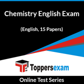 Chemistry English Exam Online Test Series (English, 15 Papers)